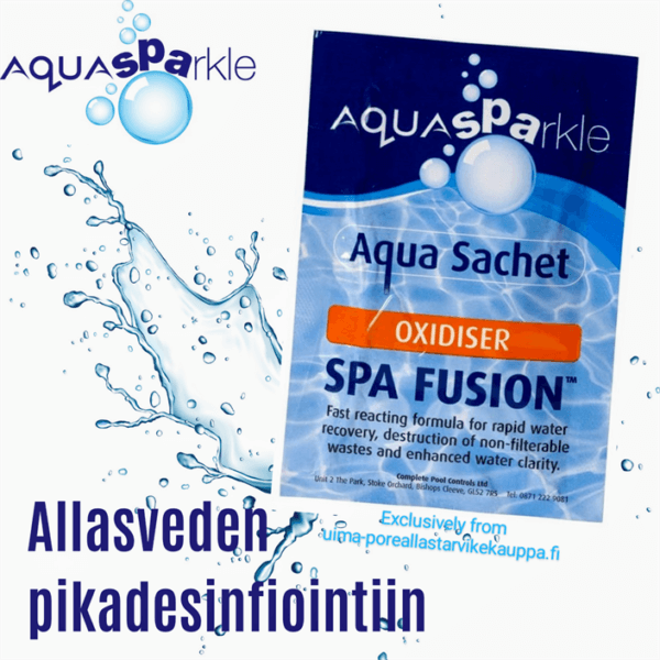 Aquasparkle Spa Fusion Pikadesifionti kirkaste kerta-annospussi 35g mainos